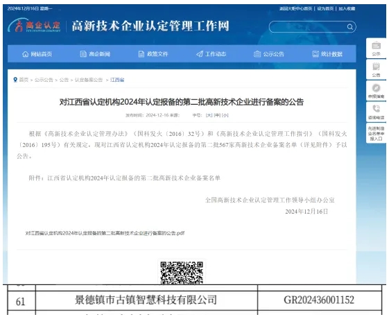 喜報！市古鎮(zhèn)智慧公司成功通過高新技術(shù)企業(yè)認(rèn)定